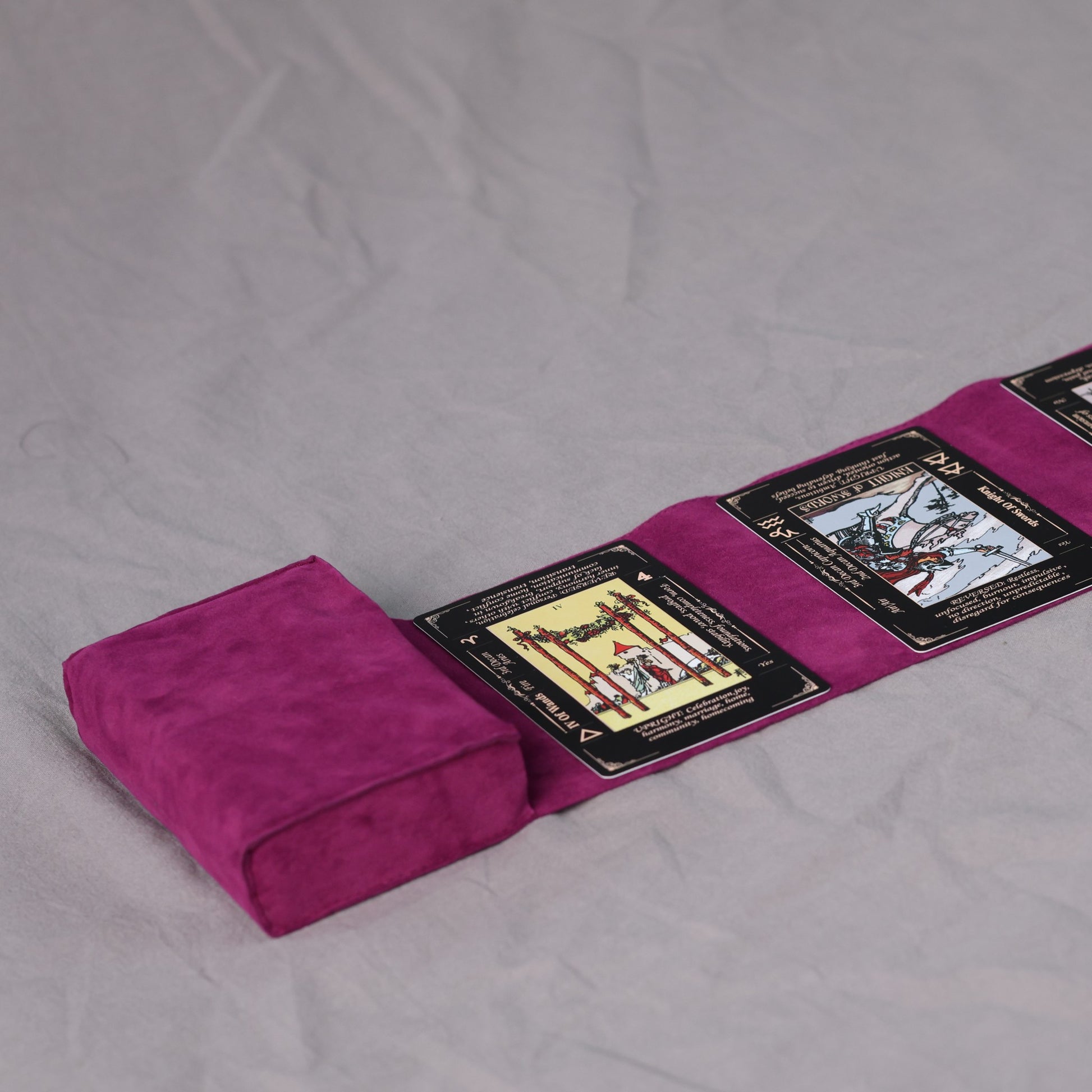 Tarot Bag, Purple Fabirc Pouch