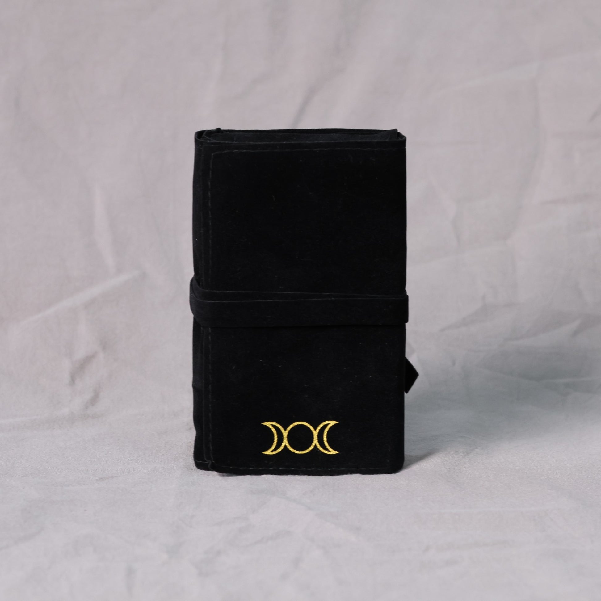 Tarot Bag, Black Moon Design Fabric Pouch